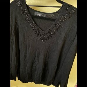 Jones New York Black Long Sleeve SZ L